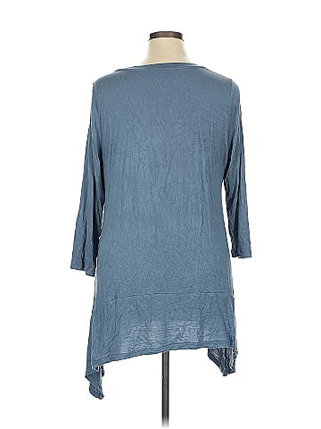 LOGO by Lori Goldstein 3/4 Sleeve Top (view 2)