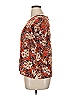 Sag Harbor 100% Rayon Brown Short Sleeve Blouse Size XL - photo 5