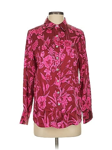Joie Long Sleeve Silk Top (view 1)