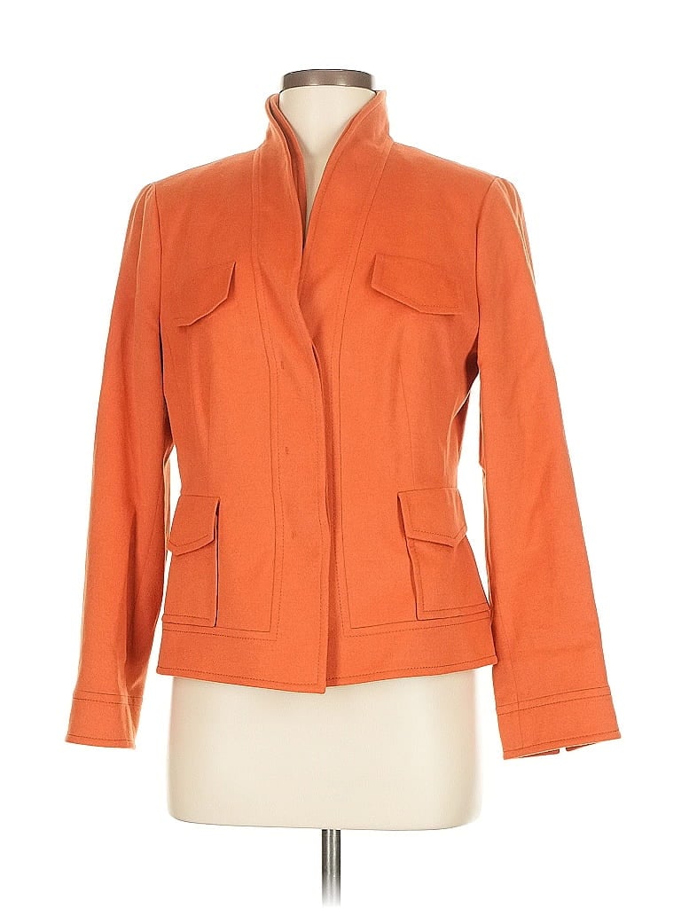 Akris Punto Orange Jacket Size 8 - photo 1