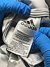 Adidas 100% Polyester Silver White Track Jacket Size 7 (big kids) - photo 3
