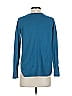 J Brand 100% Cotton Teal Blue Pullover Sweater Size S - photo 2