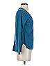 J Brand 100% Cotton Teal Blue Pullover Sweater Size S - photo 4