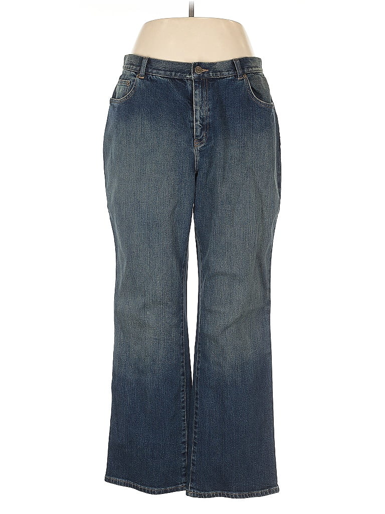 Lauren Jeans Co. Blue Jeans Size 14 - photo 1