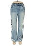 DG^2 by Diane Gilman Hearts Blue Jeans Size 10 - photo 1
