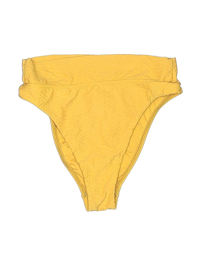 Pre-owned Seafolly Swimsuit Bottoms In Yellow