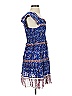 Sea New York 100% Cotton Paisley Blue Casual Dress Size S - photo 4