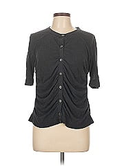 Lafayette 148 New York 3/4 Sleeve Silk Top