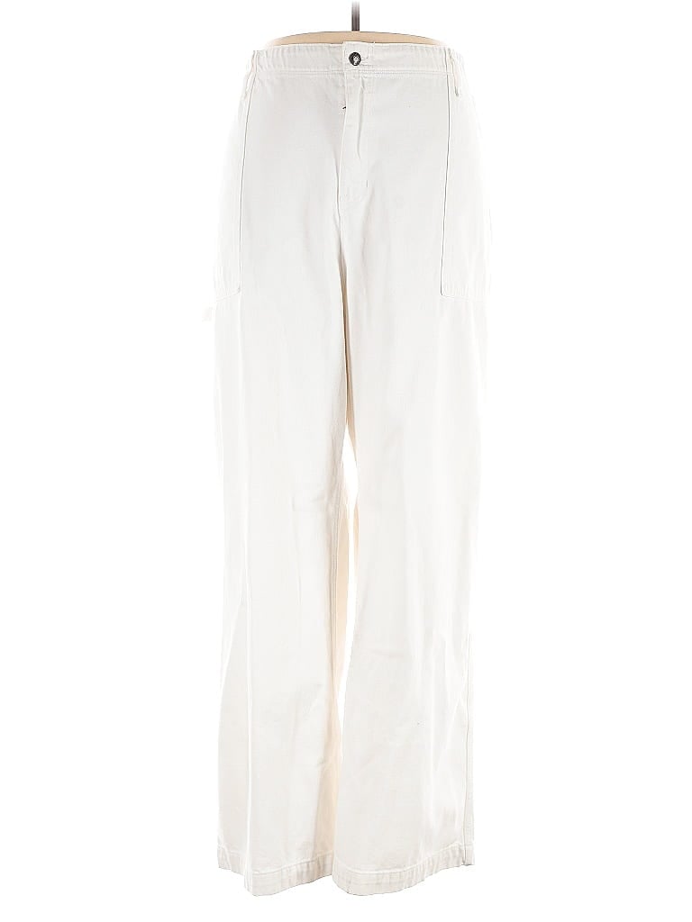 Pre-owned Point Sur Jeans In White