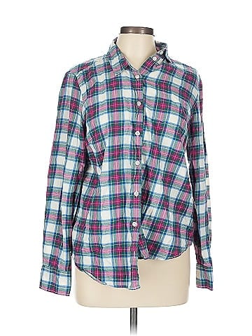 J.Crew Factory Store Long Sleeve Button-Down Shirt (view 1)