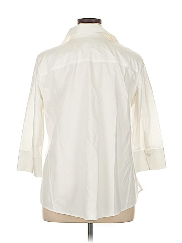 Foxcroft 3/4 Sleeve Button-Down Shirt (view 2)