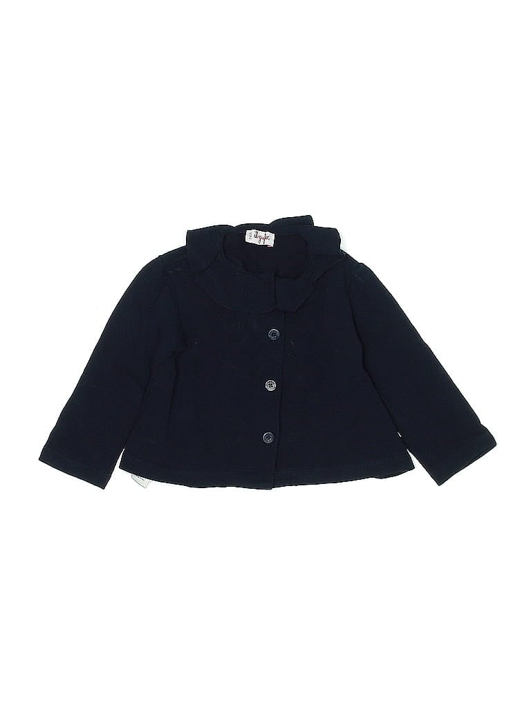 Click to view more detailed imagery on our partner's website Pre-owned Il Gufo Kids' Long Sleeve Top Blue Collared Neckline Tops
