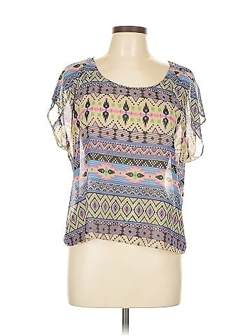 Collective Concepts Short Sleeve Blouse (view 1)