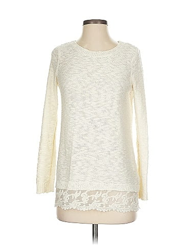 Pink Rose Pullover Sweater (view 1)