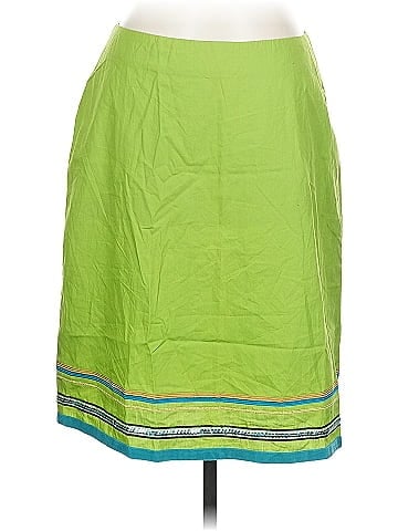 Guess Jeans Lime Green Casual Skirt Embellished (view 1)