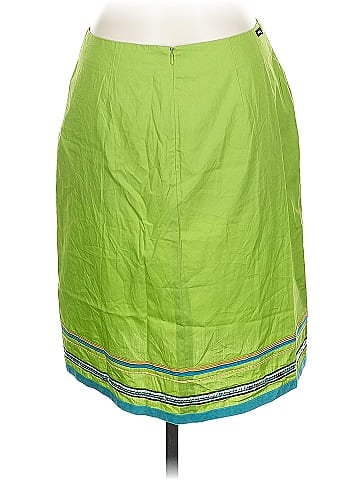 Guess Jeans Lime Green Casual Skirt Embellished (view 2)