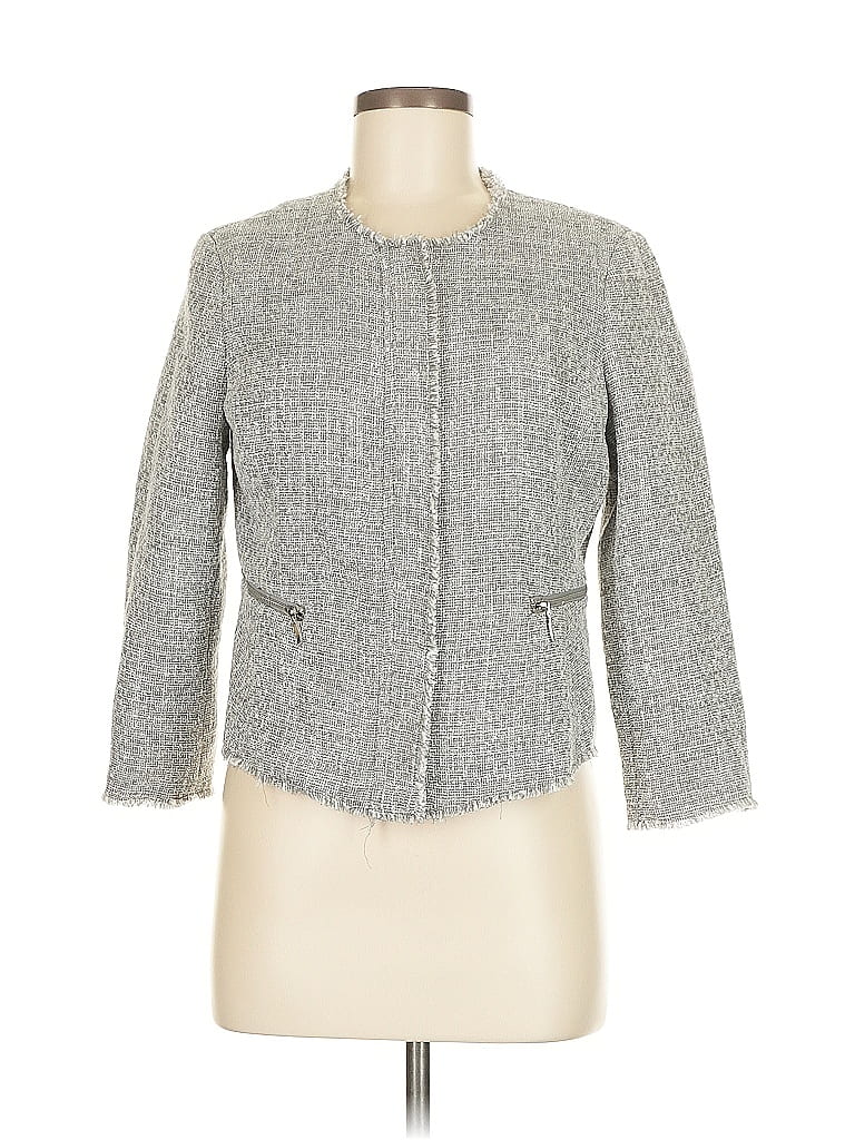 Pre-owned Liz Claiborne Jacket In Gray