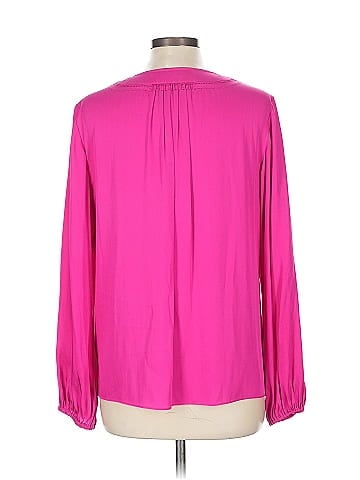 Trina Turk Long Sleeve Silk Top (view 2)