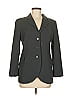 Akris Punto 100% Wool Gray Black Wool Blazer Size 8 - photo 1