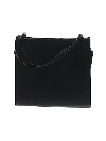 Unbranded Solid Color Block Black Satchel One size