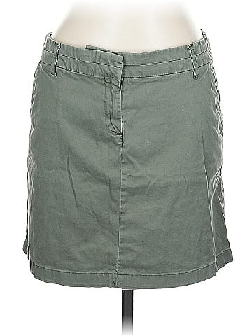 British Khaki Casual Skirt (view 1)