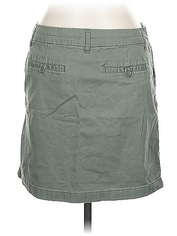 British Khaki Casual Skirt (view 2)