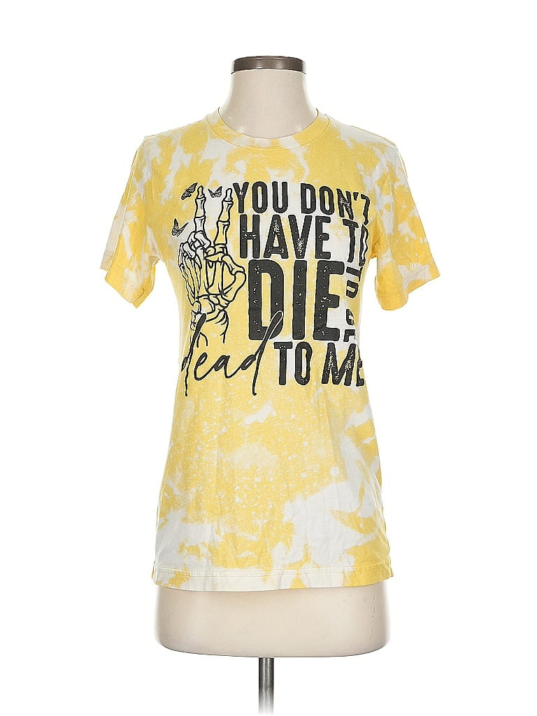 Bella + Canvas Tie-dye Yellow Short Sleeve T-Shirt Size S - 47% off ...