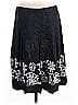 Ann Taylor 100% Polyester Black Casual Skirt Size 12 - photo 2