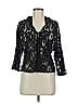 Alberto Makali 100% Polyester Floral Black Zip Up Hoodie Size M - photo 1