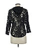 Alberto Makali 100% Polyester Floral Black Zip Up Hoodie Size M - photo 2