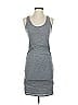 Monrow Solid Gray Casual Dress Size XS - photo 1