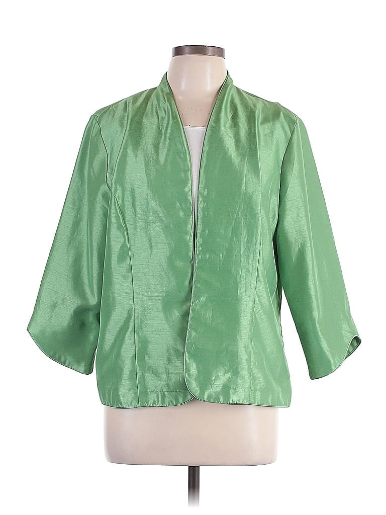Pre-owned Dressbarn Jacket In Green