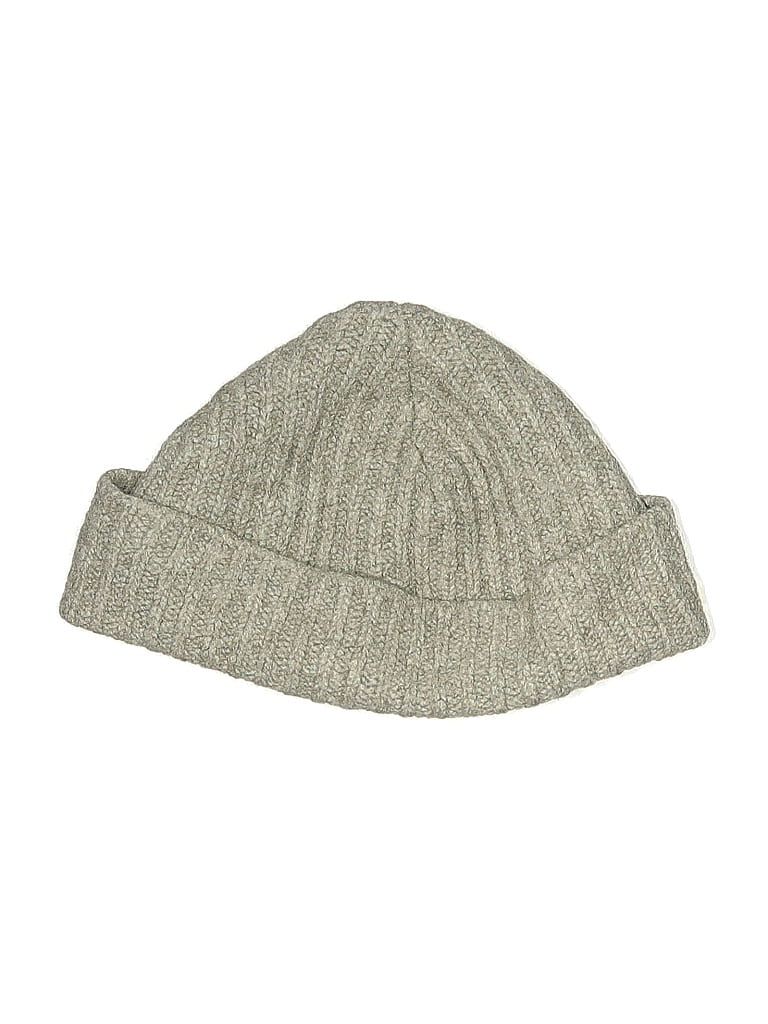 Pre-owned Unbranded Beanie Hat In Gray
