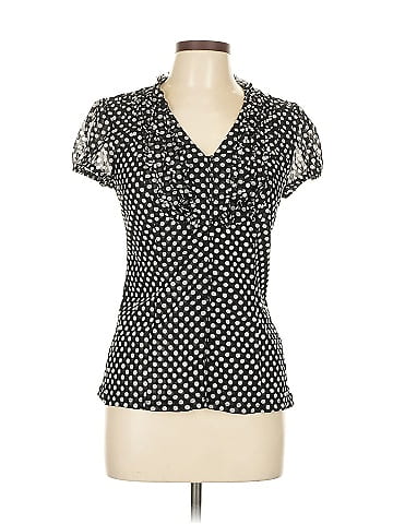 INC International Concepts Short Sleeve Blouse (view 1)