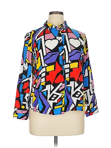 Big Dart Long Sleeve Blouse (view 1)