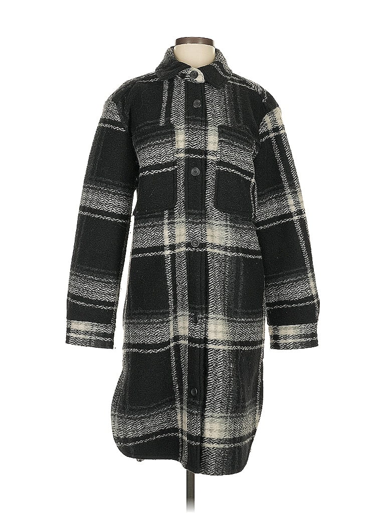 Pre-owned Gap Coat In Black