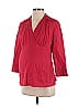 Motherhood Red 3/4 Sleeve Blouse Size S - photo 1