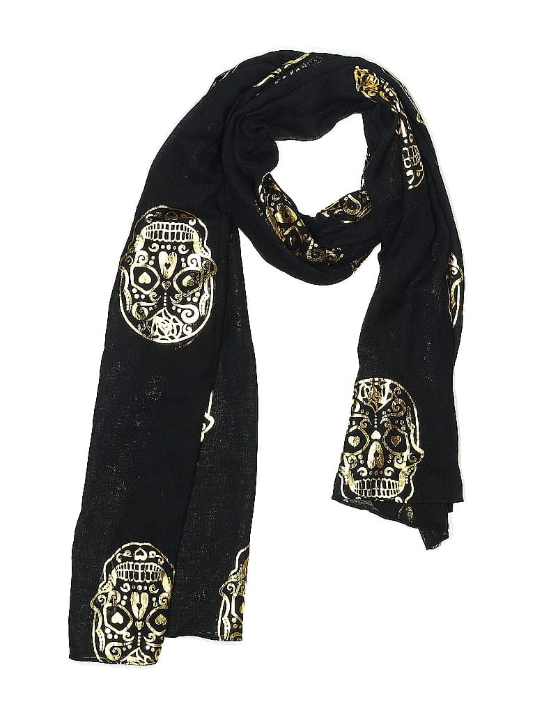 Charming Charlie 100% Polyester Black Scarf One size - photo 1