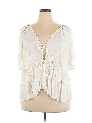 The Drop 3/4 Sleeve Blouse (view 1)