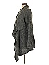 Pink Rose 100% Acrylic Gray Cardigan Size M - photo 5