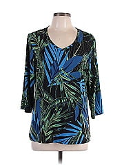 Susan Graver 3/4 Sleeve Blouse