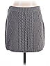 Mossimo Supply Co. 100% Acrylic Gray Casual Skirt Size L - photo 1