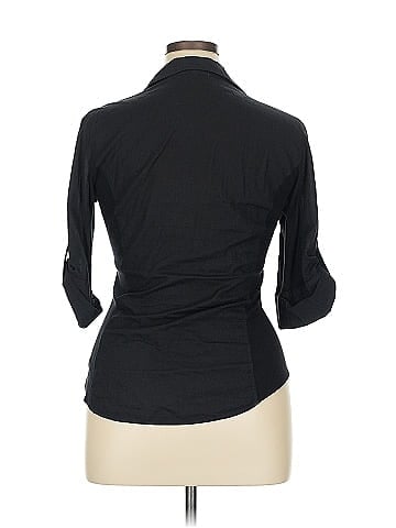 James Perse 3/4 Sleeve Button-Down Shirt (view 2)