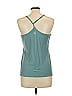 Mountain Hardwear 100% Polyester Solid Teal Active Tank Size L - photo 2