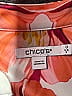 Chico's Floral White Short Sleeve Blouse Size S - photo 7