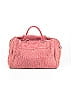 Neiman Marcus Hearts Pink Red Leather Weekender One size - photo 1