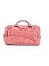 Neiman Marcus Hearts Pink Red Leather Weekender One size - photo 3
