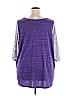 Woman Within Purple 3/4 Sleeve T-Shirt Size 26 - photo 2