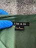 IMAN 100% Polyester Green 3/4 Sleeve Blouse Size S - photo 7