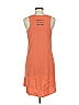 Life Is Good 100% Cotton Solid Orange Casual Dress Size M - photo 2